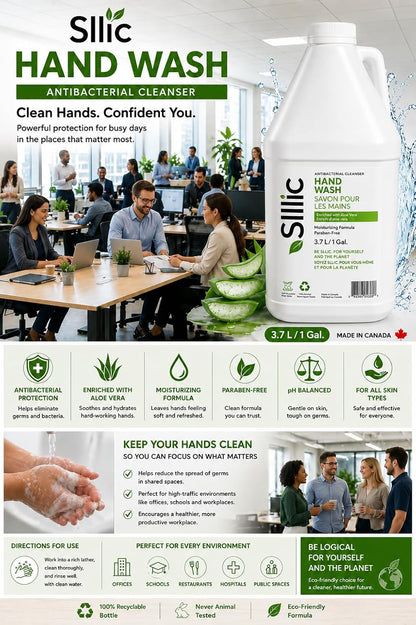 Sllic® Premium Liquid Moisturizing Hand Soap Refill 4L / 1 Gallon