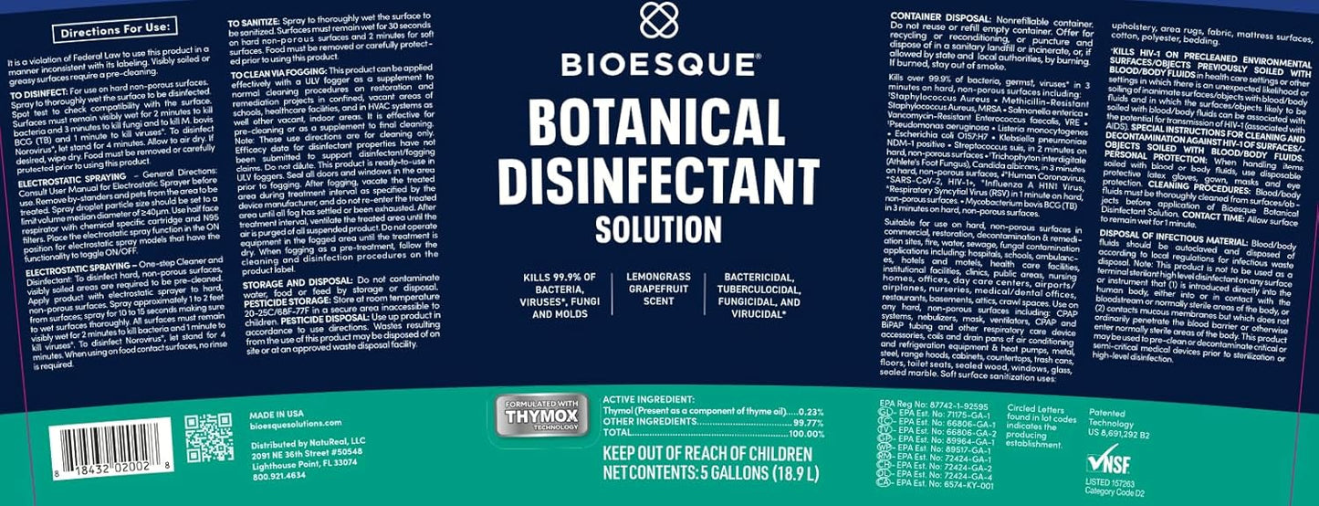 Benefect® Botanical Disinfectant Spray – 32 oz / 946 mL (1/12 Bottles)