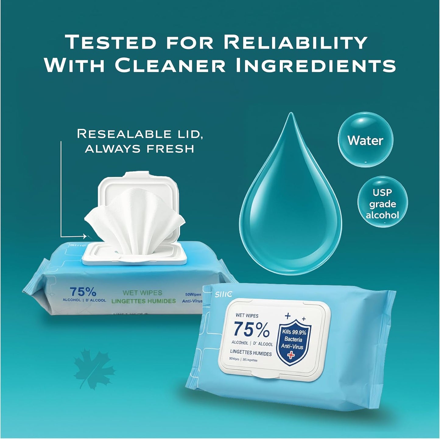 SLLIC® 150 Wipes - 3 Packs