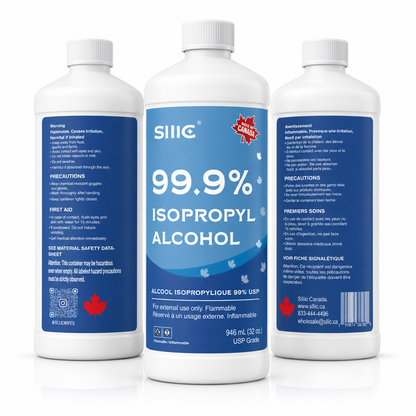 Sllic® Premium 99% USP Grade Isopropyl Alcohol (IPA) Spray Trigger - 1L / 33.8OZ (2/6/12)