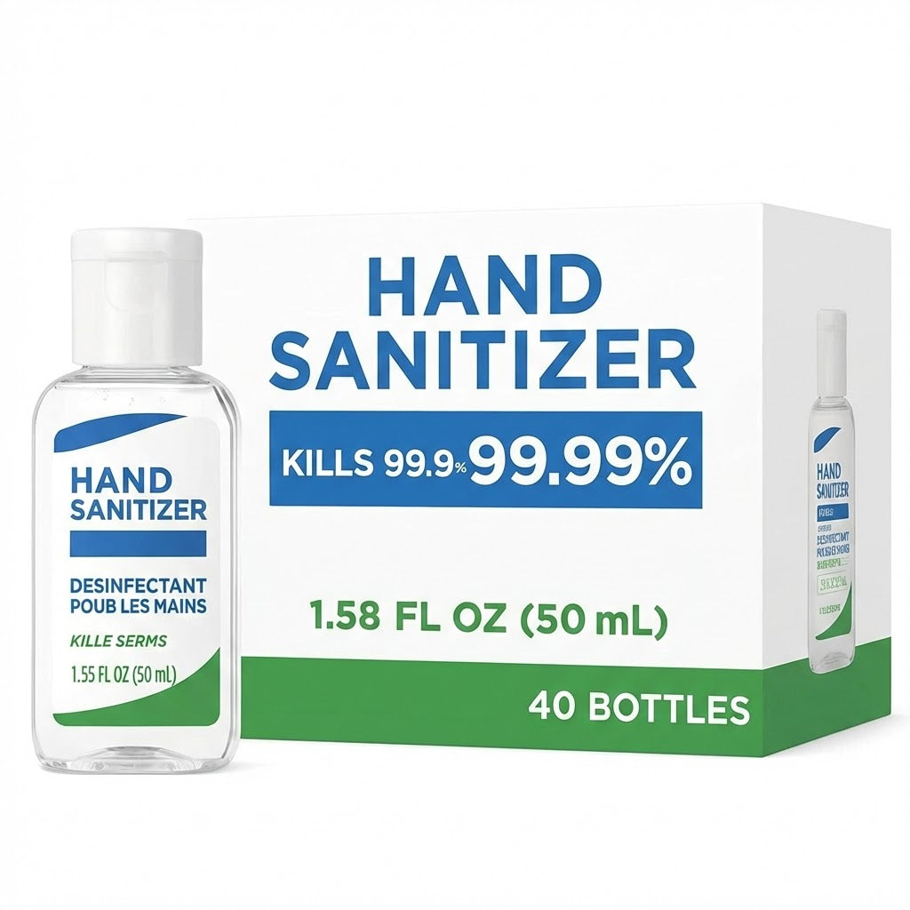 40pcs One Step Mini Hand Sanitizer