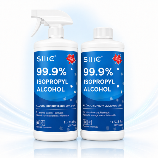 Sllic® Premium 99% USP Grade Isopropyl Alcohol (IPA) Spray Trigger - 1L / 33.8OZ (2/6/12)
