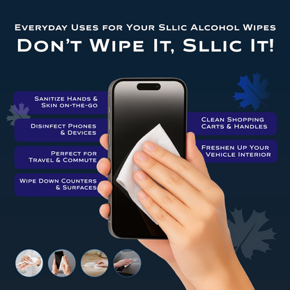 Sllic®  50 Wipes - Individually Wrapped