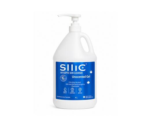 Gel hydroalcoolique pour les mains (4 x 4 litres) fabriqué au Canada - 70 % d'alcool de qualité alimentaire