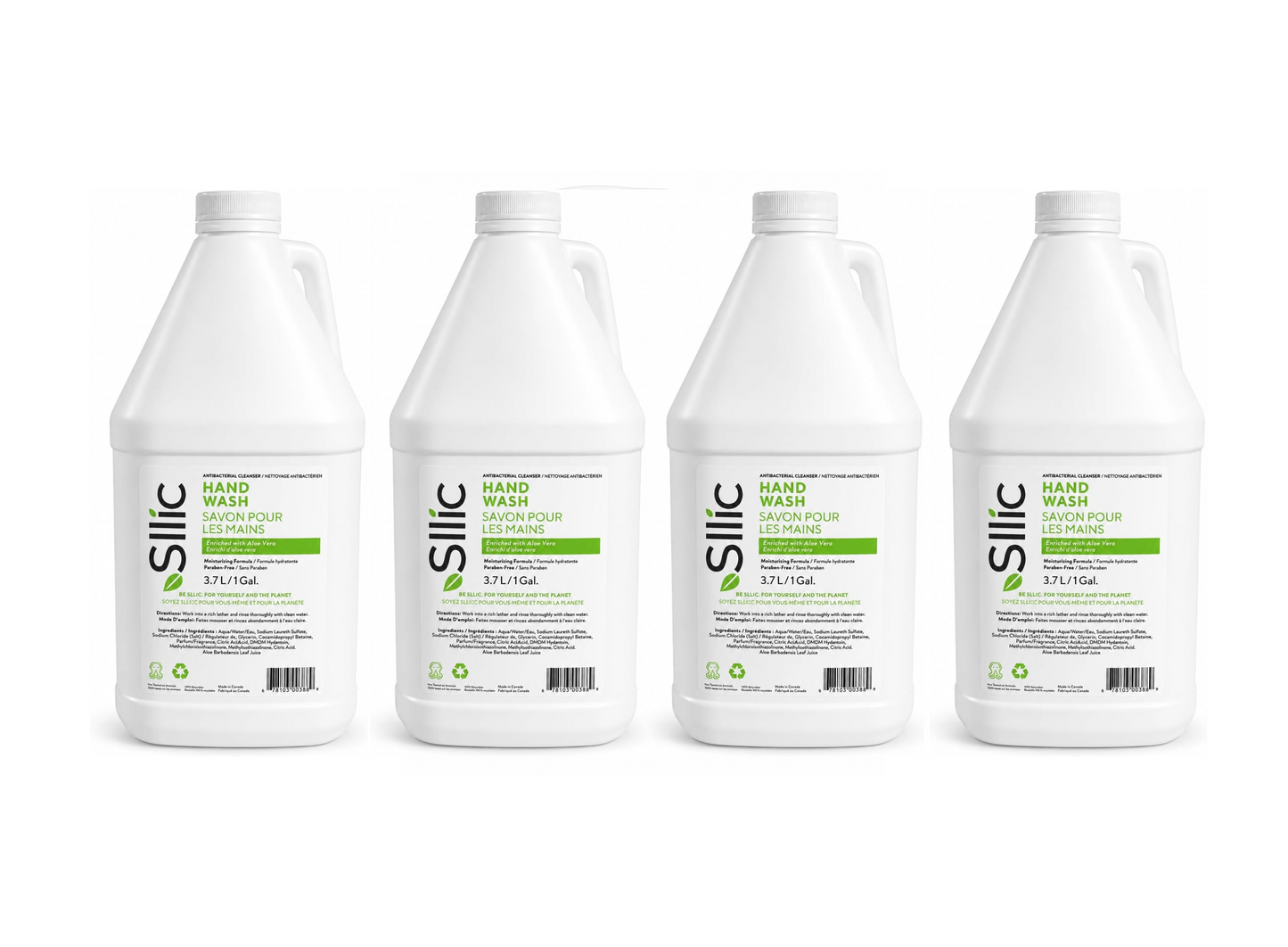 Sllic® Premium Liquid Moisturizing Hand Soap Refill 4L / 1 Gallon